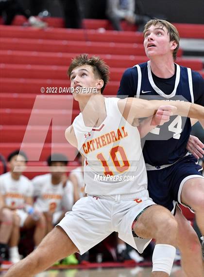 Thumbnail 2 in Loyola vs. Cathedral Catholic (Fr. Barry Christmas Classic) photogallery.
