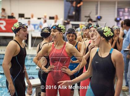 Thumbnail 1 in NCHSAA 4A State Swimming Championships (Finals) photogallery.