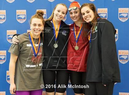 Thumbnail 1 in NCHSAA 4A State Swimming Championships (Finals) photogallery.