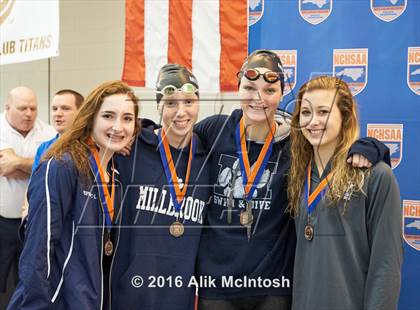 Thumbnail 1 in NCHSAA 4A State Swimming Championships (Finals) photogallery.