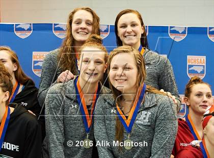 Thumbnail 1 in NCHSAA 4A State Swimming Championships (Finals) photogallery.