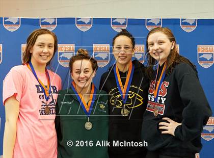 Thumbnail 3 in NCHSAA 4A State Swimming Championships (Finals) photogallery.