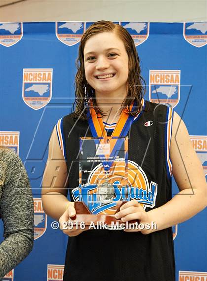 Thumbnail 1 in NCHSAA 4A State Swimming Championships (Finals) photogallery.