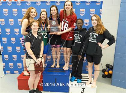 Thumbnail 1 in NCHSAA 4A State Swimming Championships (Finals) photogallery.