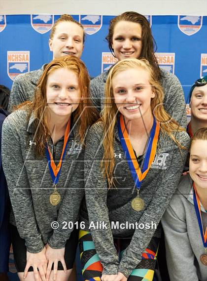 Thumbnail 1 in NCHSAA 4A State Swimming Championships (Finals) photogallery.
