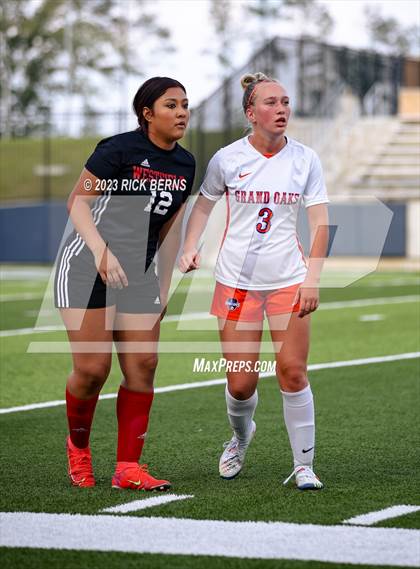 Thumbnail 1 in Grand Oaks vs Westfield (UIL6A Region 2 Bi-District playoff) photogallery.