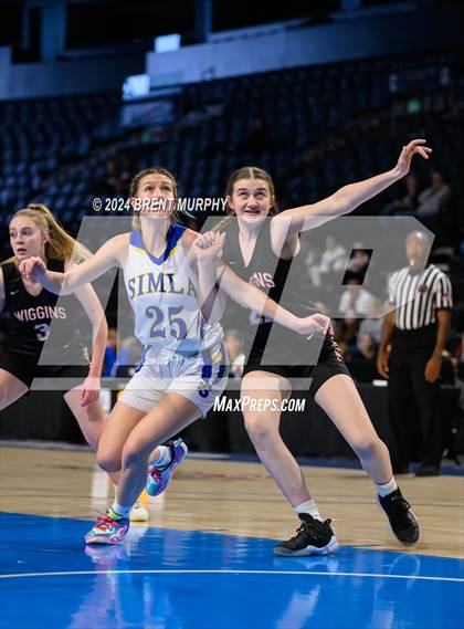 Thumbnail 2 in Wiggins vs. Simla (CHSAA 2A Third Place) photogallery.
