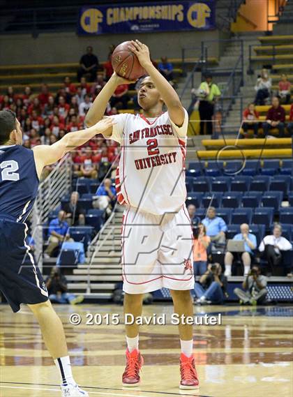 Thumbnail 2 in Sierra Canyon vs. University (CIF State D5 Final) photogallery.