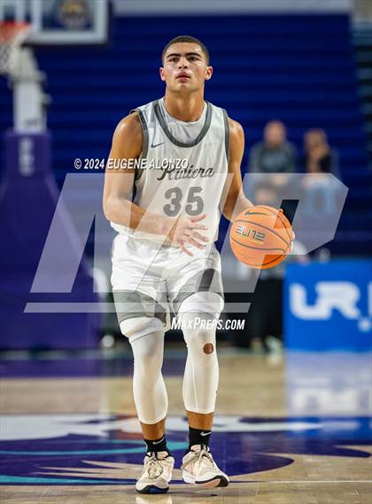 Thumbnail 2 in Victory Christian Academy vs. Riviera Prep (City of Palms Classic) photogallery.