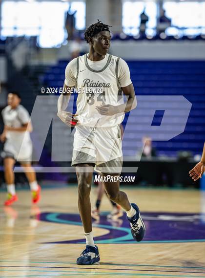 Thumbnail 2 in Victory Christian Academy vs. Riviera Prep (City of Palms Classic) photogallery.