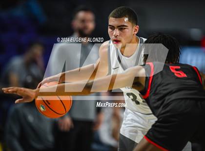 Thumbnail 2 in Victory Christian Academy vs. Riviera Prep (City of Palms Classic) photogallery.