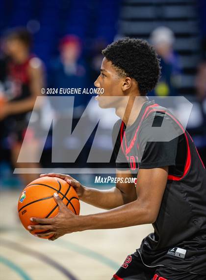 Thumbnail 2 in Victory Christian Academy vs. Riviera Prep (City of Palms Classic) photogallery.