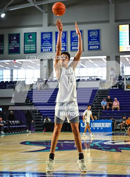 Thumbnail 2 in Victory Christian Academy vs. Riviera Prep (City of Palms Classic) photogallery.