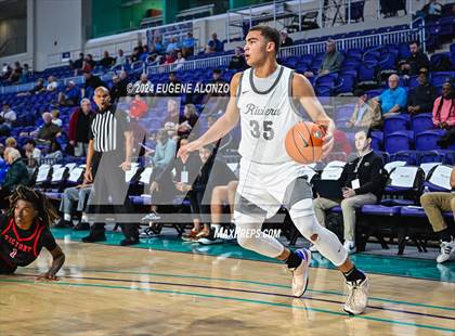 Thumbnail 2 in Victory Christian Academy vs. Riviera Prep (City of Palms Classic) photogallery.