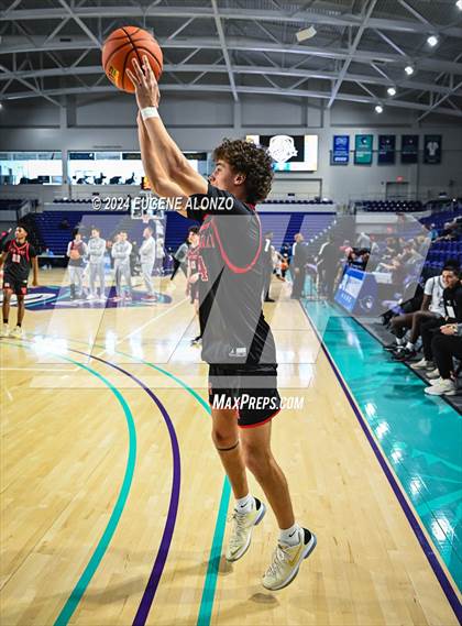Thumbnail 1 in Victory Christian Academy vs. Riviera Prep (City of Palms Classic) photogallery.