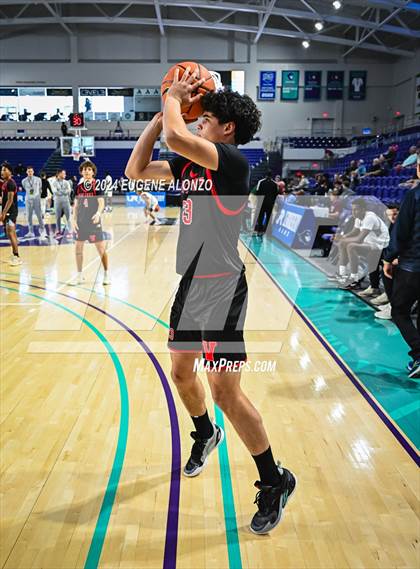 Thumbnail 1 in Victory Christian Academy vs. Riviera Prep (City of Palms Classic) photogallery.