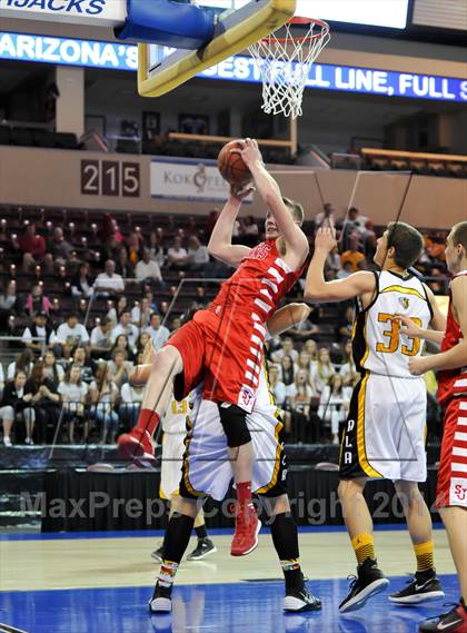 Thumbnail 2 in St. Johns vs. Arizona Lutheran Academy (AIA D4 Semifinal) photogallery.