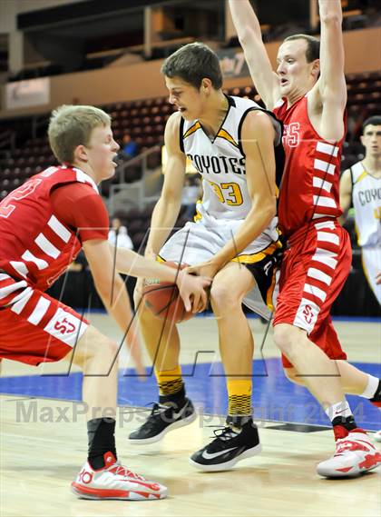 Thumbnail 3 in St. Johns vs. Arizona Lutheran Academy (AIA D4 Semifinal) photogallery.