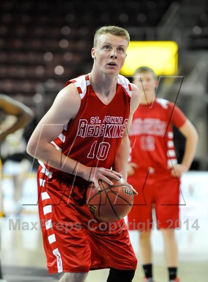 Thumbnail 3 in St. Johns vs. Arizona Lutheran Academy (AIA D4 Semifinal) photogallery.