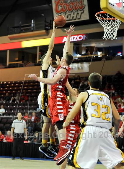 Thumbnail 1 in St. Johns vs. Arizona Lutheran Academy (AIA D4 Semifinal) photogallery.