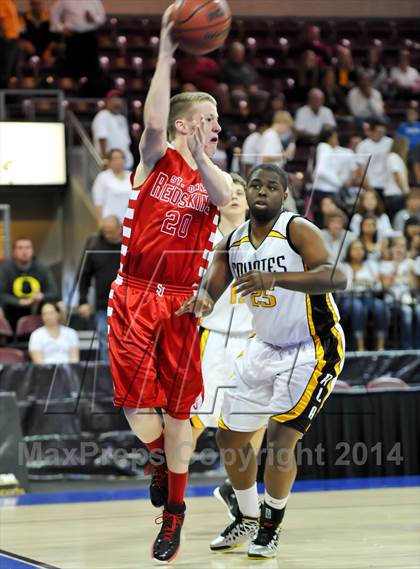 Thumbnail 2 in St. Johns vs. Arizona Lutheran Academy (AIA D4 Semifinal) photogallery.