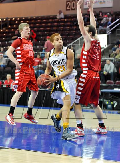 Thumbnail 2 in St. Johns vs. Arizona Lutheran Academy (AIA D4 Semifinal) photogallery.