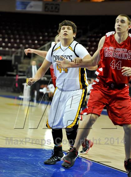 Thumbnail 2 in St. Johns vs. Arizona Lutheran Academy (AIA D4 Semifinal) photogallery.