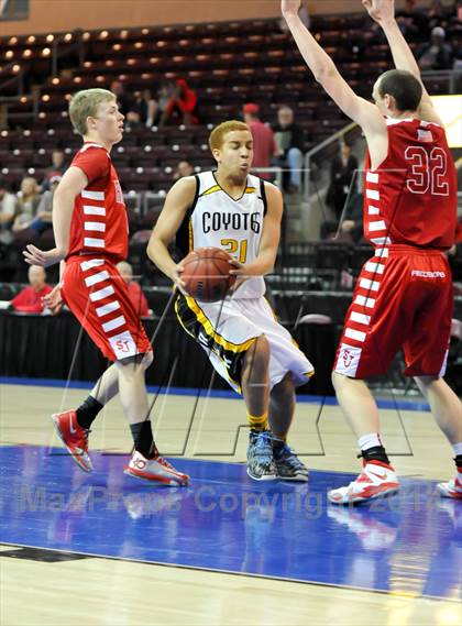 Thumbnail 1 in St. Johns vs. Arizona Lutheran Academy (AIA D4 Semifinal) photogallery.