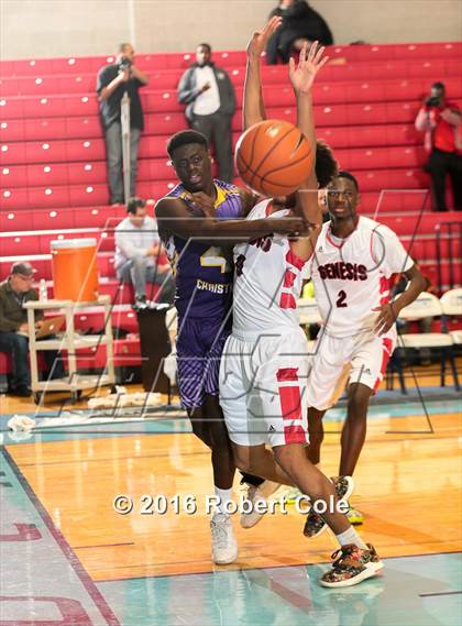 Thumbnail 1 in Genesis Academy vs. Word of God Christian Academy photogallery.