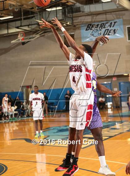Thumbnail 1 in Genesis Academy vs. Word of God Christian Academy photogallery.