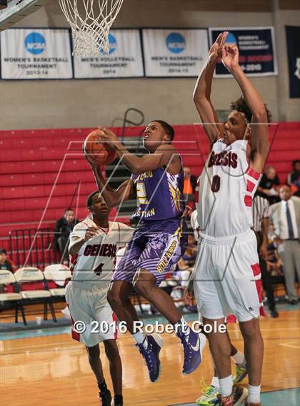 Thumbnail 1 in Genesis Academy vs. Word of God Christian Academy photogallery.