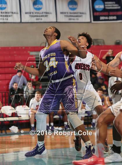 Thumbnail 1 in Genesis Academy vs. Word of God Christian Academy photogallery.
