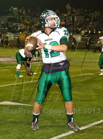 Thumbnail 1 in Manteca vs. Enterprise (CIF NorCal Regional D2 Final) photogallery.