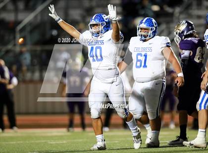 Thumbnail 1 in Crane vs. Childress (UIL 3A Area Playoff) photogallery.