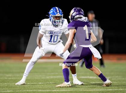 Thumbnail 2 in Crane vs. Childress (UIL 3A Area Playoff) photogallery.