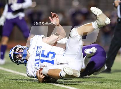 Thumbnail 3 in Crane vs. Childress (UIL 3A Area Playoff) photogallery.