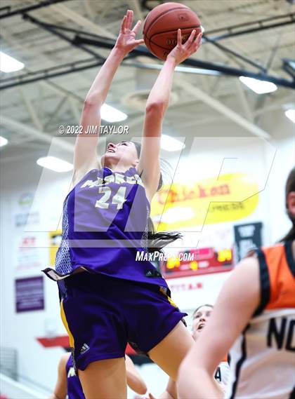 Thumbnail 2 in Merkel vs Nocona (UIL Area Playoff) photogallery.