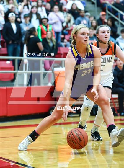 Thumbnail 1 in Merkel vs Nocona (UIL Area Playoff) photogallery.