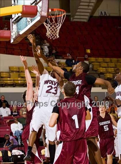 Thumbnail 1 in Sunrise Christian Academy vs. Mansfield Timberview (Fantasy of Lights D1 Championship) photogallery.