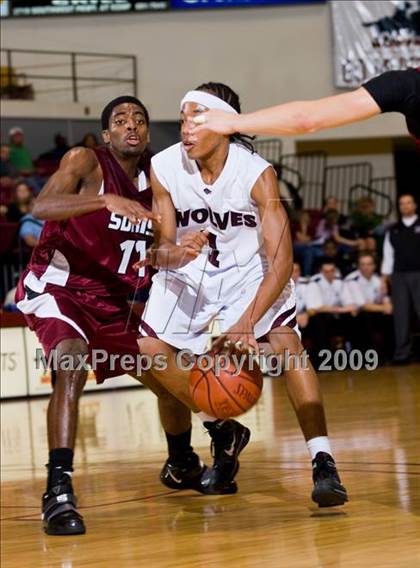 Thumbnail 1 in Sunrise Christian Academy vs. Mansfield Timberview (Fantasy of Lights D1 Championship) photogallery.
