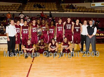 Thumbnail 1 in Sunrise Christian Academy vs. Mansfield Timberview (Fantasy of Lights D1 Championship) photogallery.
