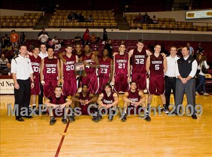Thumbnail 2 in Sunrise Christian Academy vs. Mansfield Timberview (Fantasy of Lights D1 Championship) photogallery.