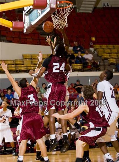 Thumbnail 1 in Sunrise Christian Academy vs. Mansfield Timberview (Fantasy of Lights D1 Championship) photogallery.