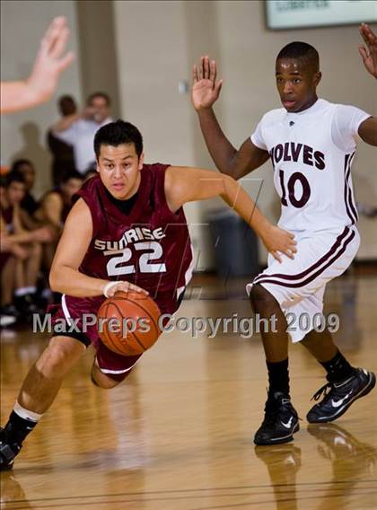 Thumbnail 1 in Sunrise Christian Academy vs. Mansfield Timberview (Fantasy of Lights D1 Championship) photogallery.