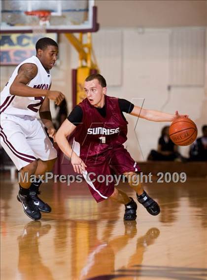 Thumbnail 3 in Sunrise Christian Academy vs. Mansfield Timberview (Fantasy of Lights D1 Championship) photogallery.