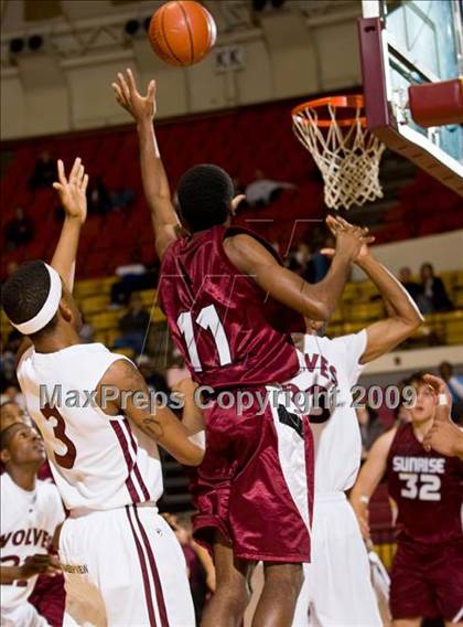 Thumbnail 1 in Sunrise Christian Academy vs. Mansfield Timberview (Fantasy of Lights D1 Championship) photogallery.