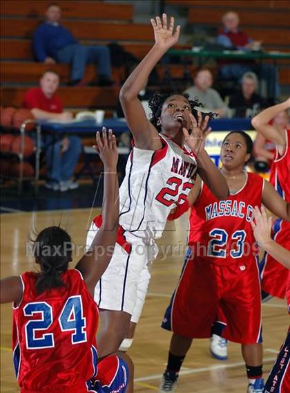 Thumbnail 3 in Massac County vs DuPont Manual (Lady Stars Classic) photogallery.