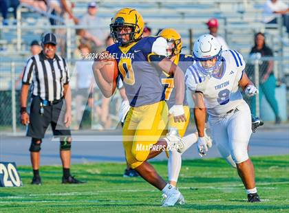 Thumbnail 1 in Triton vs Cape Fear (2024 Football Jamboree) photogallery.