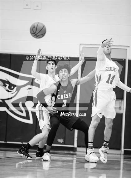 Thumbnail 1 in Crespi vs shalhevet (4th Annual West Valley Thanksgiving Tip-Off Classic) photogallery.