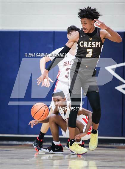Thumbnail 2 in Crespi vs shalhevet (4th Annual West Valley Thanksgiving Tip-Off Classic) photogallery.